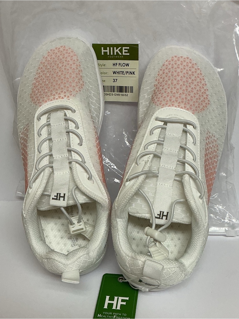 HIKE HF Flow Women’s Sneakers - White/Pink W7 M5